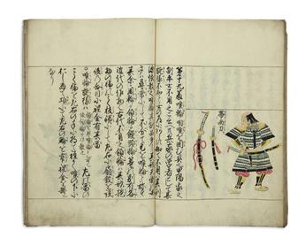 (JAPAN -- SAMURAI.) Manuscript samurai dressing manual.